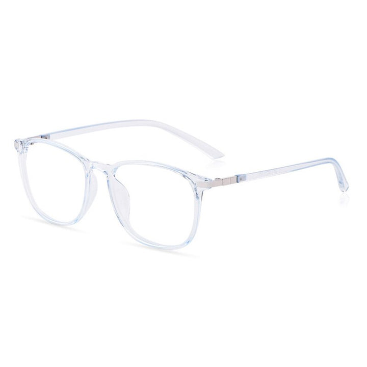 Hotony Women's Full Rim Square Acetate Frame Eyeglasses 6621 Full Rim Hotony Blue