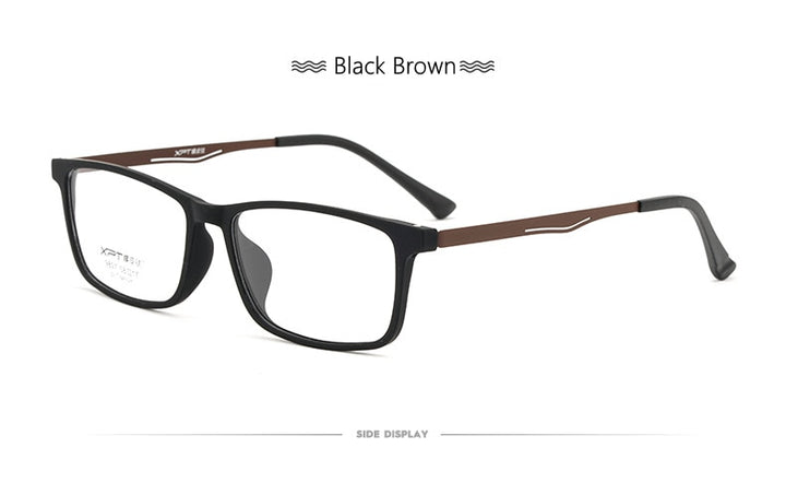 Yimaruili Men's Full Rim Titanium Frame Eyeglasses 9827 Full Rim Yimaruili Eyeglasses