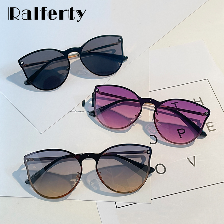 Ralferty Women's Sunglasses Cat Eye W9177 Sunglasses Ralferty