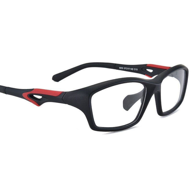 Bclear Men's Full Rim TR90 Square Sport Eyeglasses Zt9233 Full Rim Bclear