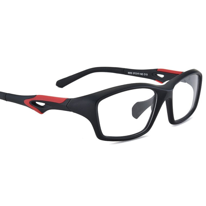 Bclear Men's Full Rim TR90 Square Sport Eyeglasses Zt9233 Full Rim Bclear