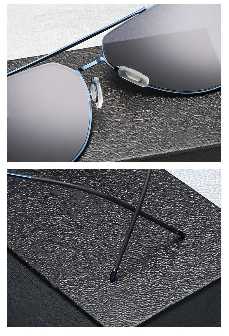 Yimaruili Women's Full Rim Double Bridge Alloy Frame Polarized Lens Sunglasses B8011 Sunglasses Yimaruili Sunglasses