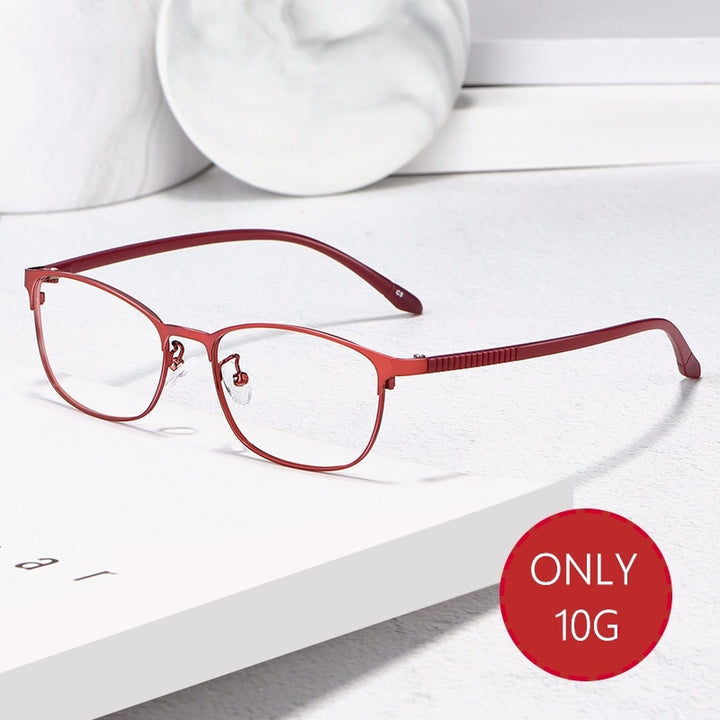 Yimaruili Women's Full Rim Alloy TR 90 Resin Frame Eyeglasses 3569 Full Rim Yimaruili Eyeglasses