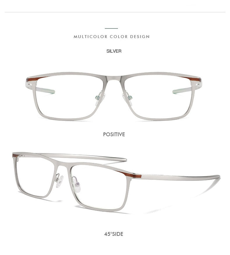 Hotochki Unisex Full Rim Nickel Alloy PC Plastic Resin Frame Eyeglasses 5138 Full Rim Hotochki