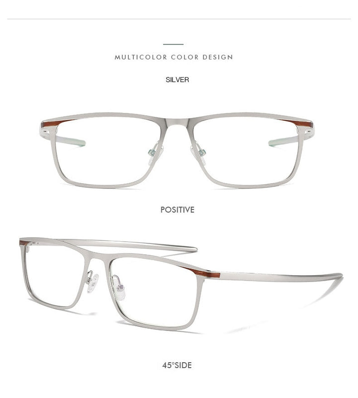 Hotochki Unisex Full Rim Nickel Alloy PC Plastic Resin Frame Eyeglasses 5138 Full Rim Hotochki