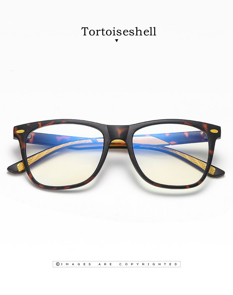 Yimaruili Unisex Youth Full Rim TR 90 Resin Acetate Frame Anti Blue Light Computer Eyeglasses 5102 Full Rim Yimaruili Eyeglasses