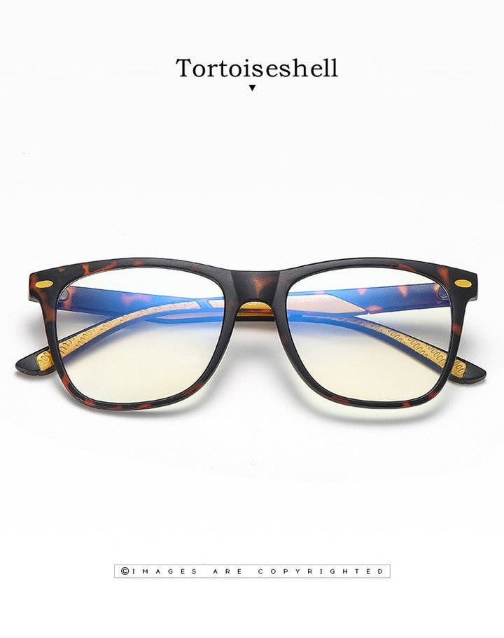 Yimaruili Unisex Youth Full Rim TR 90 Resin Acetate Frame Anti Blue Light Computer Eyeglasses 5102 Full Rim Yimaruili Eyeglasses