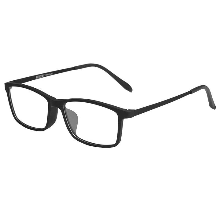 Yimaruili Unisex Full Rim Square Tr 90 Titanium Eyeglasses HR3048 Full Rim Yimaruili Eyeglasses