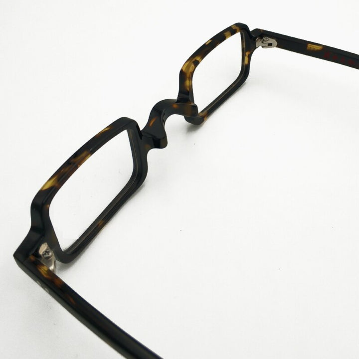 Yujo Unisex Square Full Rim Acetate Eyeglasses FT6016 Full Rim Yujo