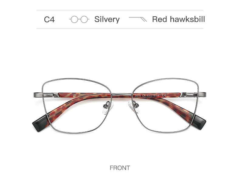 Hotochki Unisex Full Rim Square Alloy Frame Eyeglasses 3010 Full Rim Hotochki