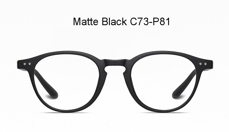 Hotochki Unisex Full Rim Round TR-90 Resin Frame Eyeglasses 2318 Full Rim Hotochki