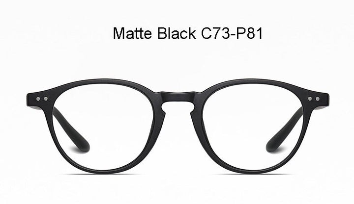 Hotochki Unisex Full Rim Round TR-90 Resin Frame Eyeglasses 2318 Full Rim Hotochki