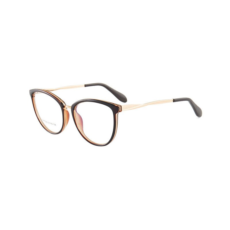 Hotony Women's Full Rim TR 90 Resin Round Frame Eyeglasses 7005 Full Rim Hotony
