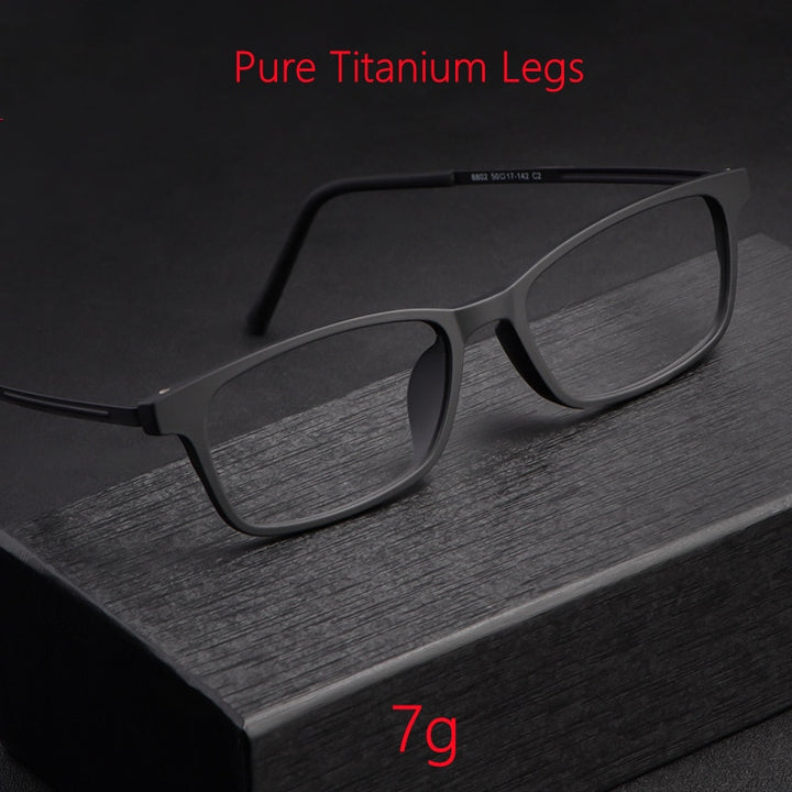 Yimaruili Unisex Full Rim β Titanium Frame Eyeglasses 8802 Full Rim Yimaruili Eyeglasses
