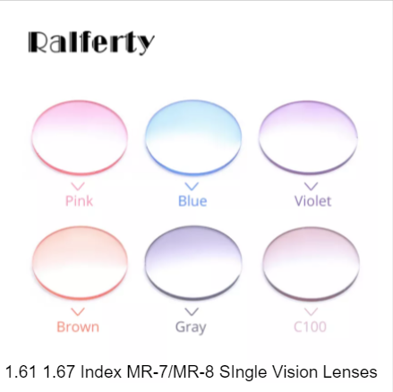 Ralferty MR-7/ MR-8 Single Vision Gradient Tinted Lenses Lenses Ralferty Lenses