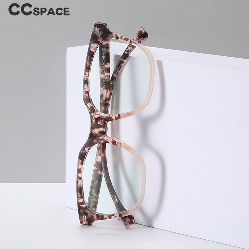 CCspace Unisex Full RIm Square Tr 90 Titanium Eyeglasses 55171 Full Rim CCspace