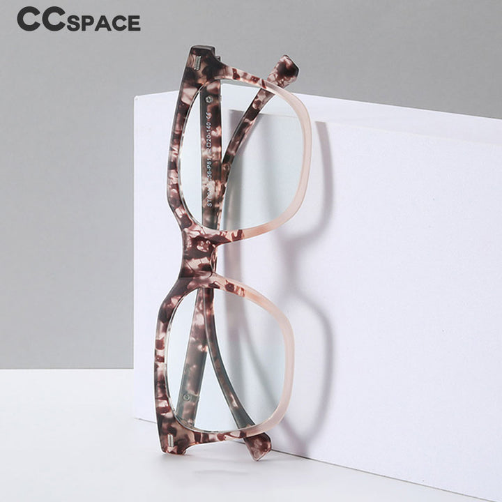 CCspace Unisex Full RIm Square Tr 90 Titanium Eyeglasses 55171 Full Rim CCspace
