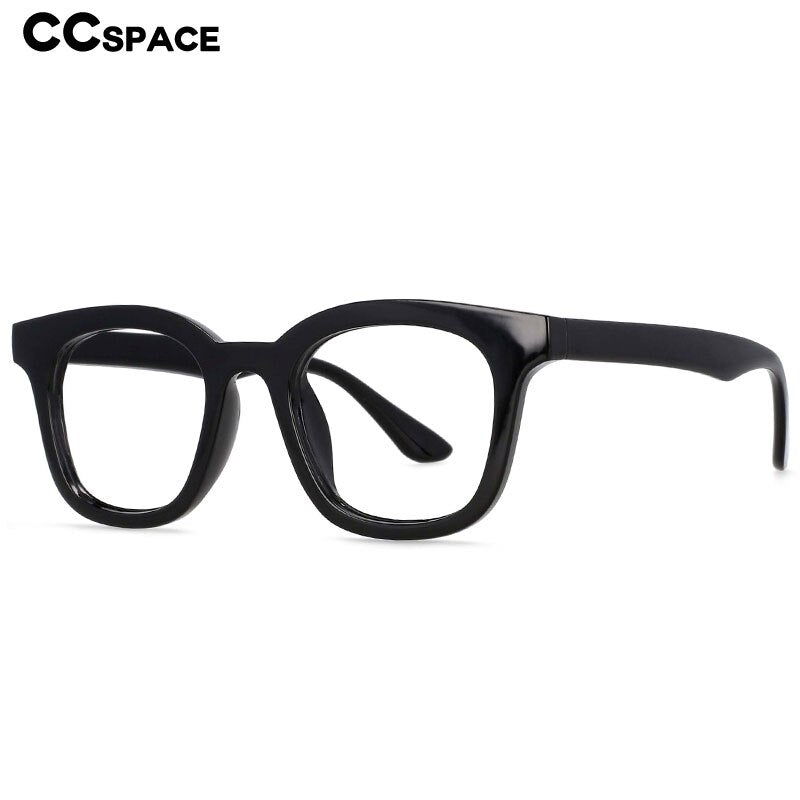 CCspace Unisex Full Rim Square Resin Frame Eyeglasses 53180 Full Rim CCspace