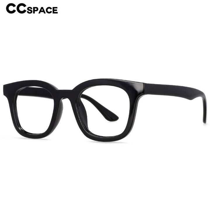 CCspace Unisex Full Rim Square Resin Frame Eyeglasses 53180 Full Rim CCspace