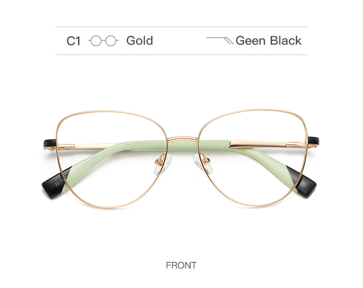 Hdcrafter Women's Full Rim Cat Eye Frame Eyeglasses 3019 Full Rim Hdcrafter Eyeglasses