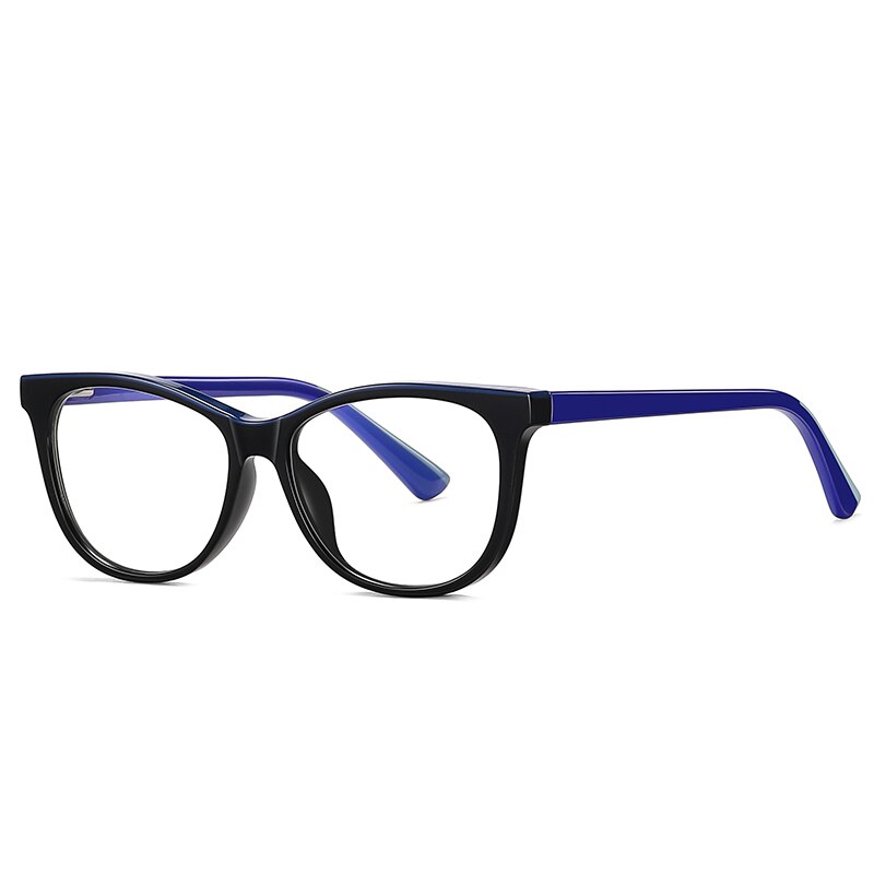 Zirosat Children's Unisex Full Rim Square Tr 90 + Cp Eyeglasses  20207 Full Rim Zirosat