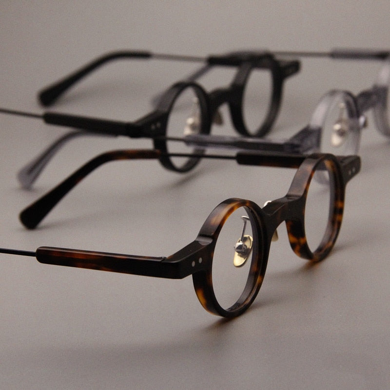 Cubojue Unisex Small Round Tr 90 Titanium Hyperopic Reading Glasses dr001 Reading Glasses Cubojue