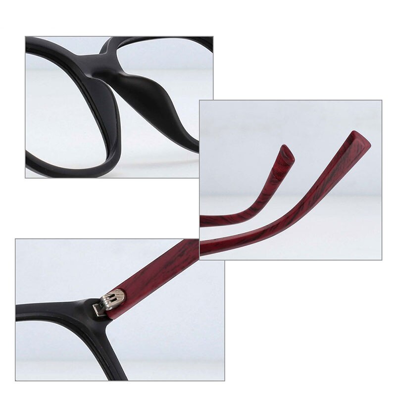 CCspace Unisex Full Rim Square Tr 90 Titanium Frame Eyeglasses 54169 Full Rim CCspace