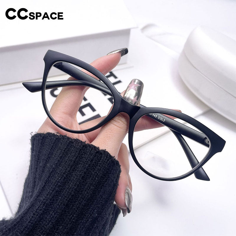 CCspace Women's Full Rim Cat Eye Acetate Eyeglasses 54547 Full Rim CCspace