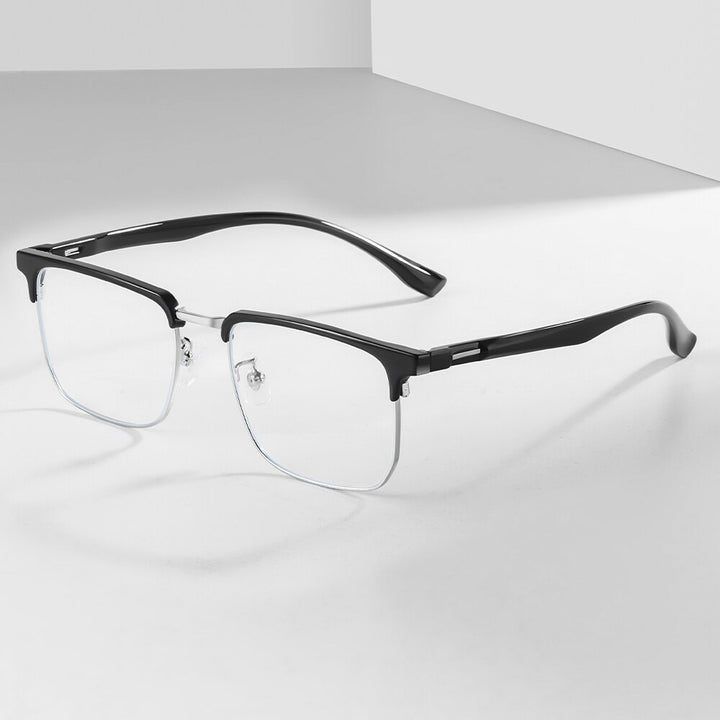 Gmei Unisex Full Rim Square Tr 90 Alloy Eyeglasses Tm12 Full Rim Gmei Optical