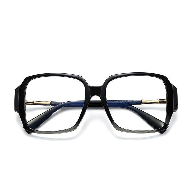 Hotony Women's Full Rim Square Acetate Eyeglasses 2099 Full Rim Hotony C1