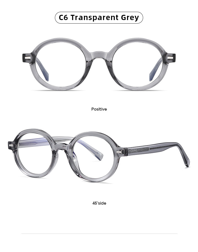 Gmei Unisex Full Rim TR 90 Titanium Round Frame Eyeglasses 2092 Full Rim Gmei Optical