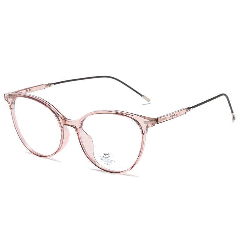 Reven Jate Unisex Full Rim Round Square Tr 90 Eyeglasses 81235 Full Rim Reven Jate brown