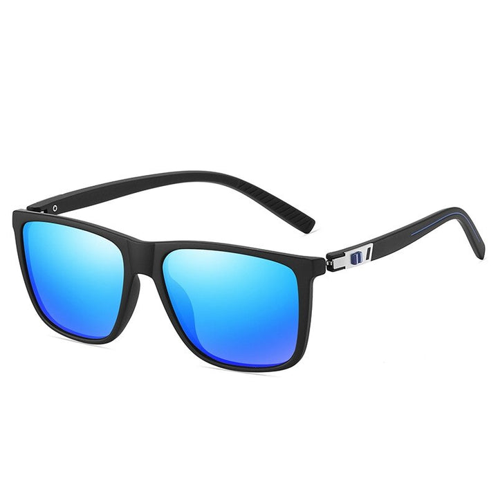 Yimaruili Men-s Full Rim Square Tr 90 Polarized Sunglasses Sunglasses Yimaruili Sunglasses Black Blue C2 Other