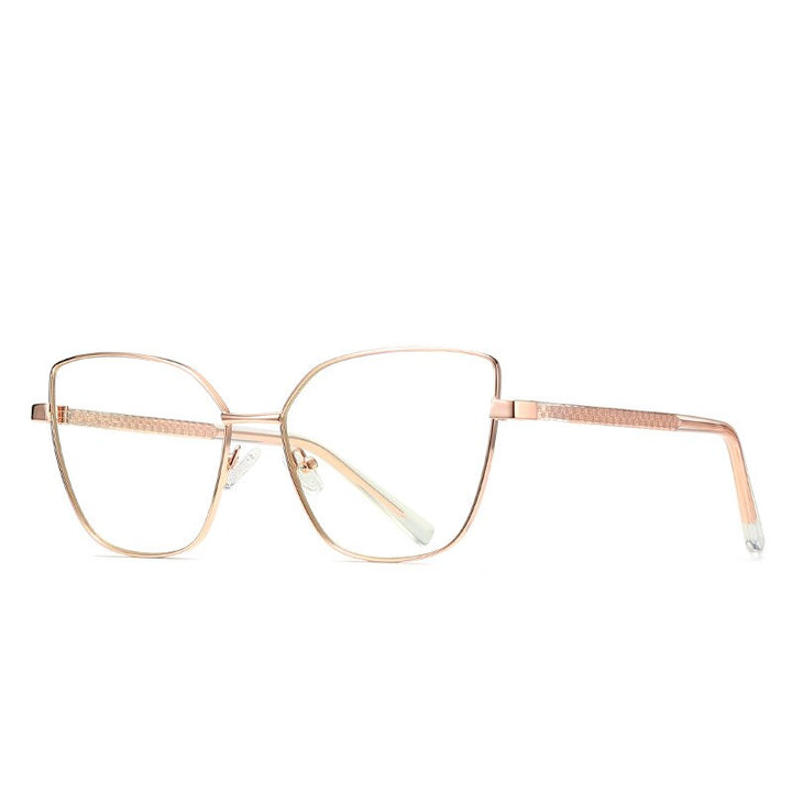 Hdcrafter Women's Full Rim Cat Eye Titanium Frame Eyeglasses 3002 Full Rim Hdcrafter Eyeglasses