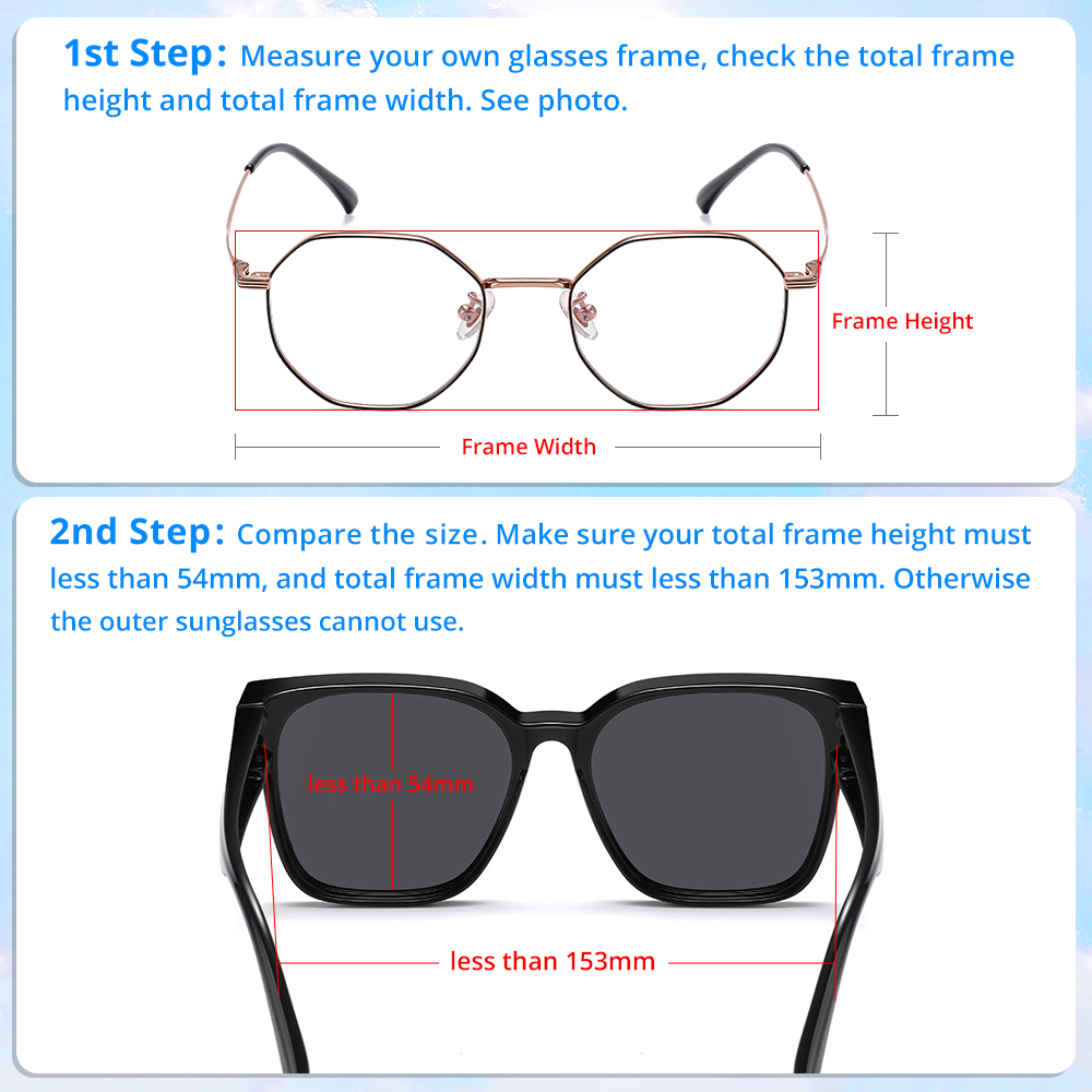Ralferty Unisex Full Rim Square Tr 90 Acetate Oversized Overlay Sunglasses D7520 Sunglasses Ralferty