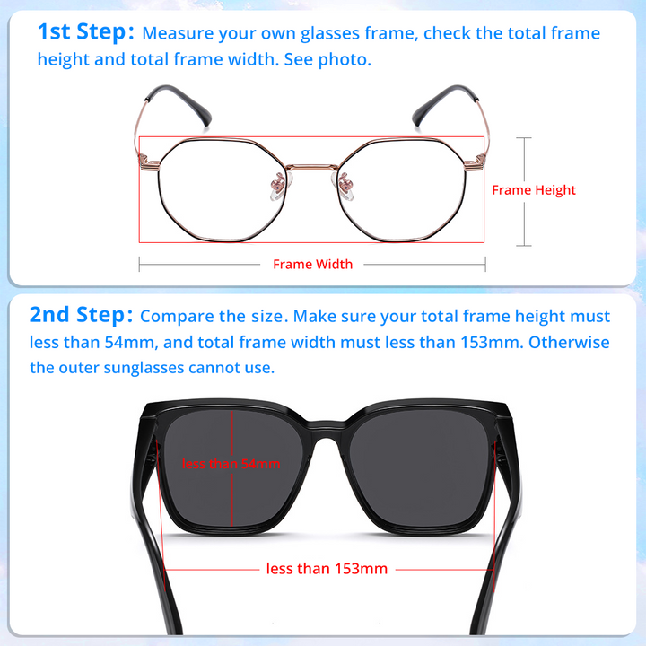 Ralferty Unisex Full Rim Square Tr 90 Acetate Oversized Overlay Sunglasses D7520 Sunglasses Ralferty