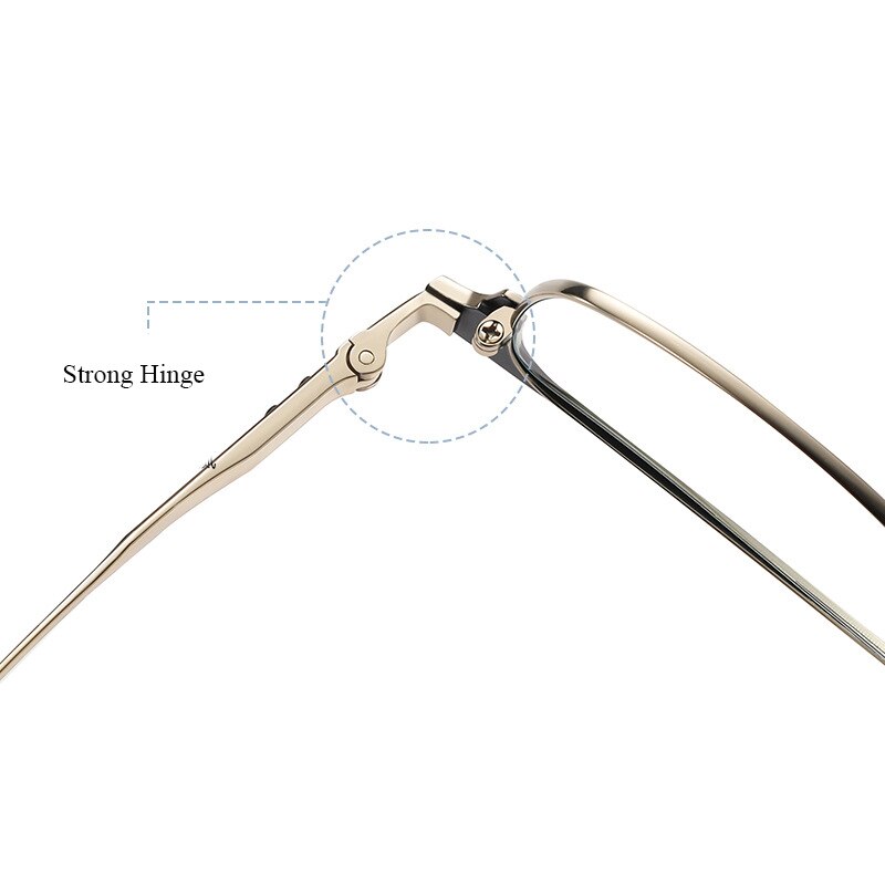 Bclear Unisex Full Rim Square Eyebrow Line Titanium Eyeglasses Wd916 Full Rim Bclear