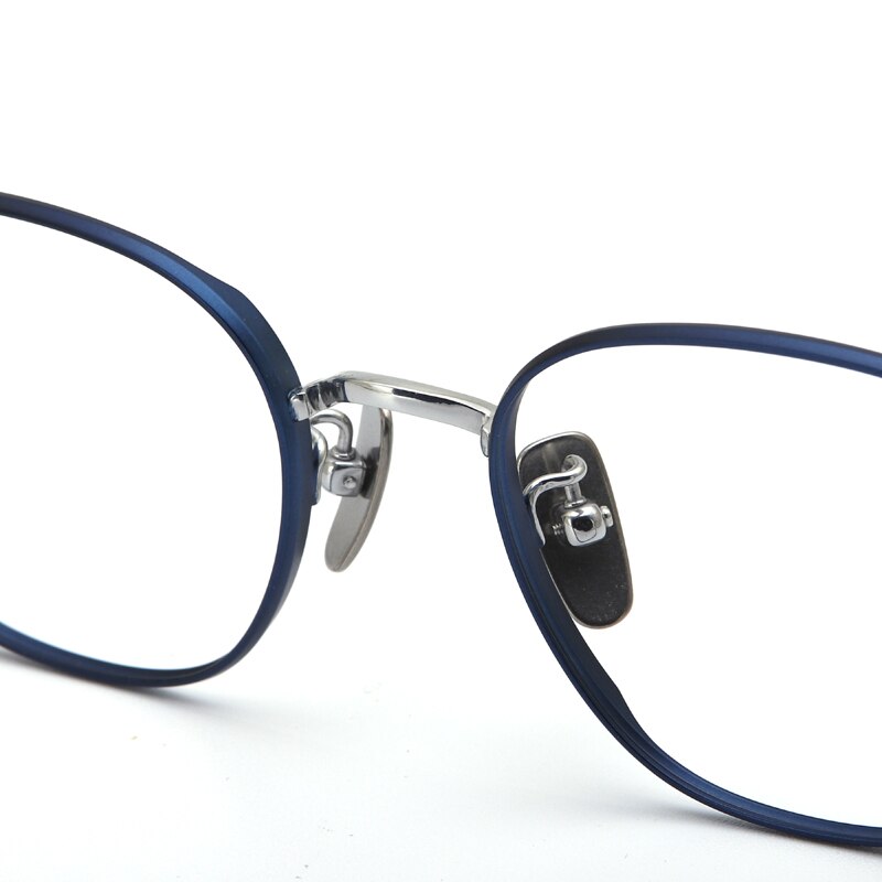 Muzz Unisex Full Rim Square Titanium Frame EyeglassesM80801 Full Rim Muzz