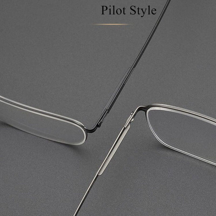 Hdcrafter Unisex Full Rim Square Tr 90 Titanium Double Bridge Eyeglasses Full Rim Hdcrafter Eyeglasses