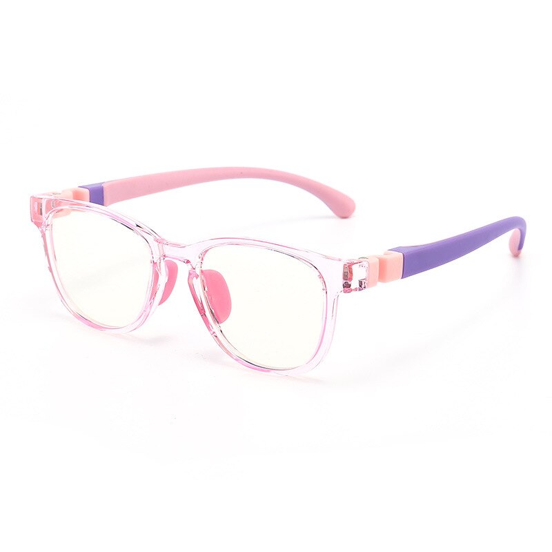CCspace Unisex Youth Full Rim Square Tr 90 Silicone Eyeglasses 54677 Full Rim CCspace