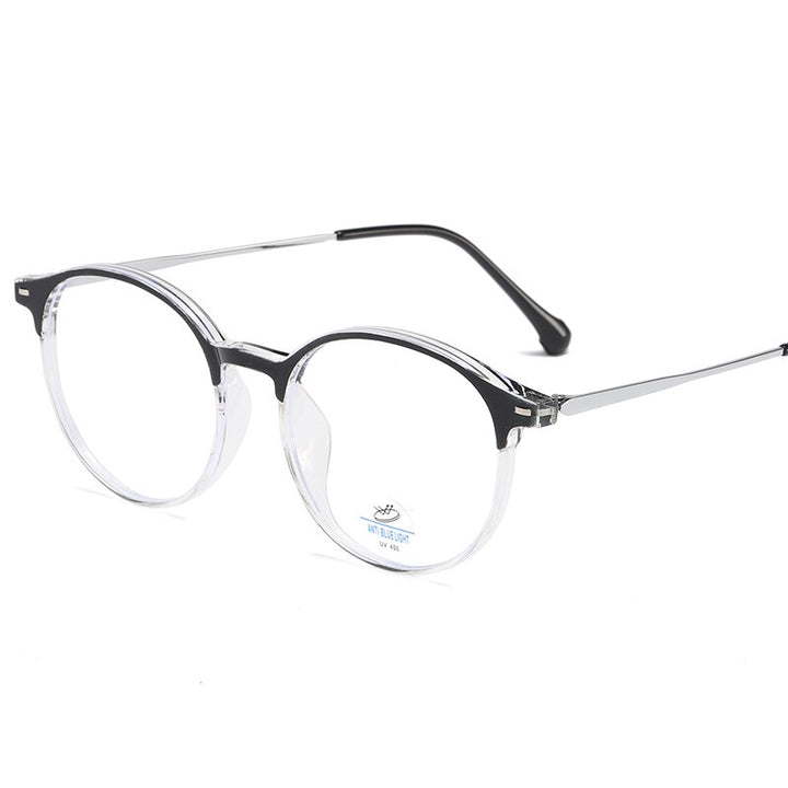 Reven Jate Unisex Full Rim Round Tr 90 Eyeglasses 81251 Full Rim Reven Jate C5