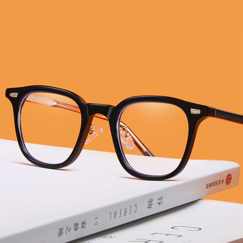 Zirosat Women's Full Rim Tr 90 Square Frame Eyeglasses B1811 Full Rim Zirosat