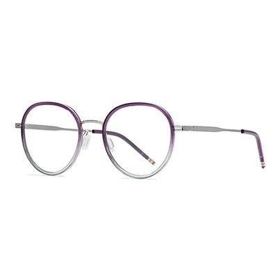 Ralferty Unisex Full Rim Round Acetate Alloy Eyeglasses D819 Full Rim Ralferty C509 Purple China