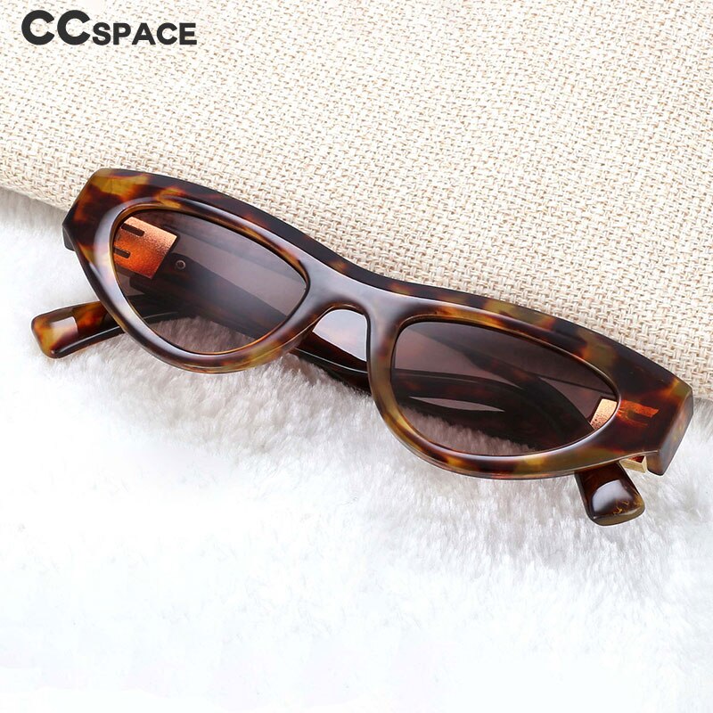 CCSpace Women's Full Rim Cat Eye Resin Frame Sunglasses 54473 Sunglasses CCspace Sunglasses   