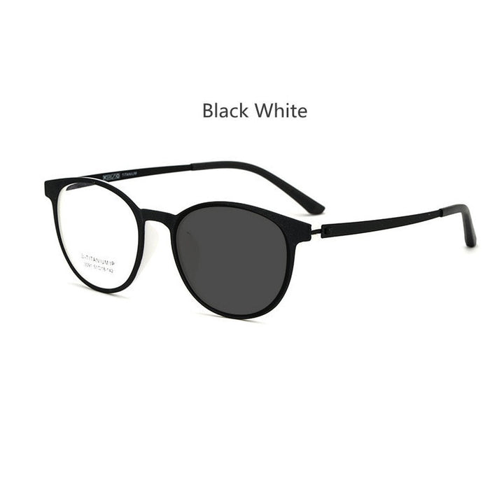 Handoer Unisex Full Rim Square Tr 90 Titanium Hyperopic Photochromic +175 To +325 Reading Glasses 23091 Reading Glasses Handoer