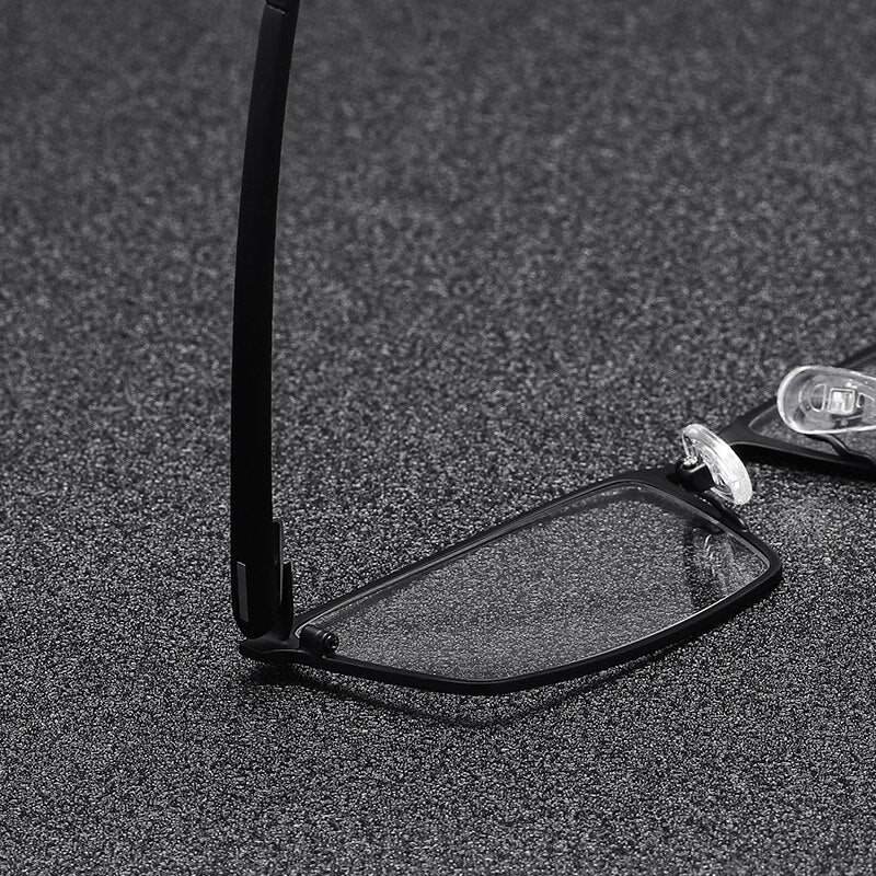 Reven Jate Unisex Full Rim Square Titanium Eyeglasses P9850 Full Rim Reven Jate