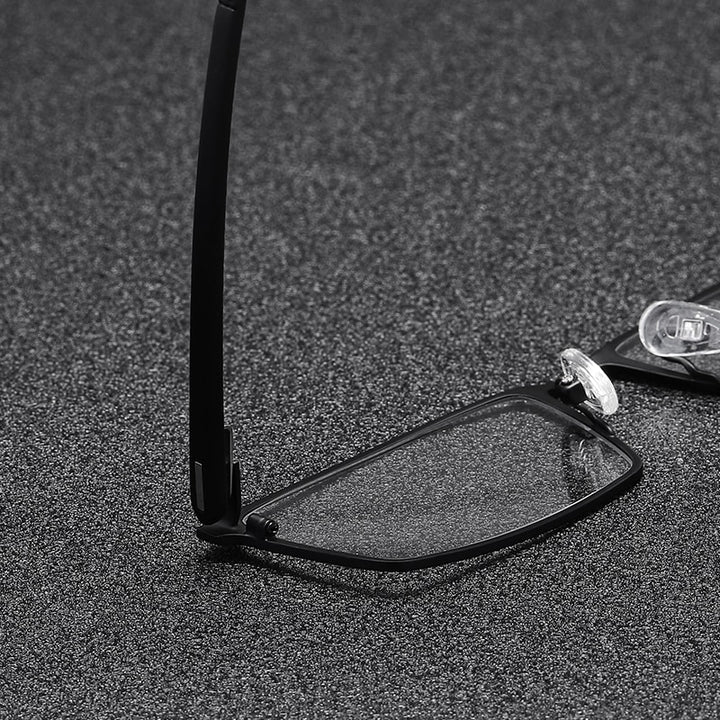 Reven Jate Unisex Full Rim Square Titanium Eyeglasses P9850 Full Rim Reven Jate