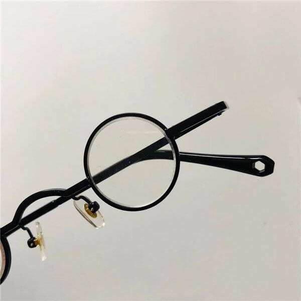 Cubojue Unisex Full Rim Small Round Alloy Myopic Reading Glasses Reading Glasses Cubojue