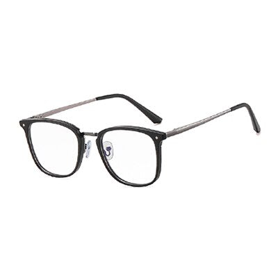 Ralferty Women's Full Rim Square Acetate Alloy Eyeglasses F95959 Full Rim Ralferty China C6 Matt Black