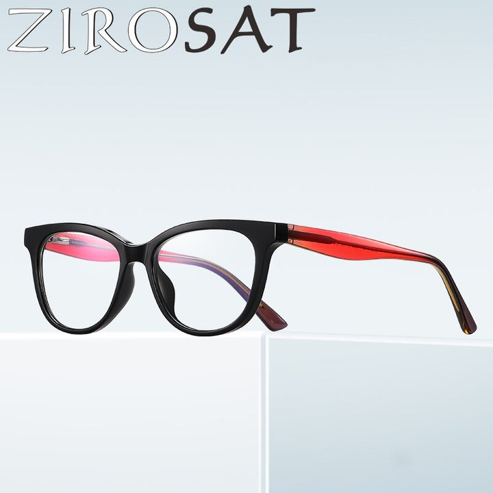Zirosat Children's Unisex Full Rim Square Tr 90 + Cp Eyeglasses 20210 Full Rim Zirosat